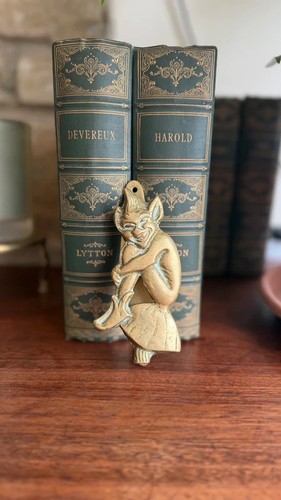 Vintage brass pixie door