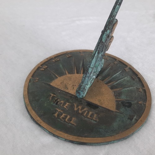 Vintage sundial time will - vintage,