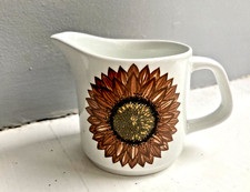 Sunflower jug J & G Meakin Vintage Mid Century Modern