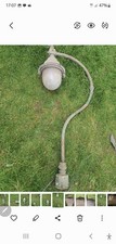 GEC WEMBLEY VINTAGE STREET LIGHT LANTERN ON SWAN NECK BRACKET 1950'S RETRO