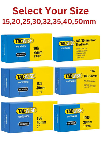 Tacwise 18g galvanised brad - 18g,