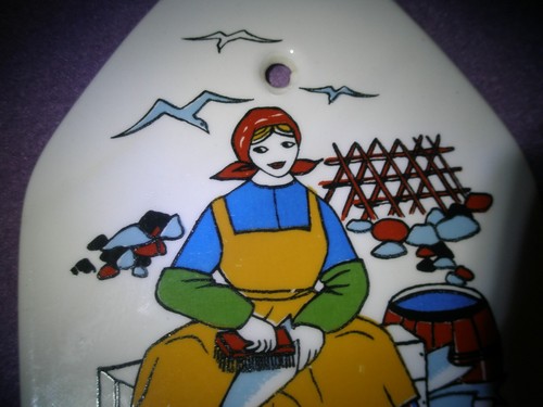 Scandinavian fishing folk art - scandinavian,