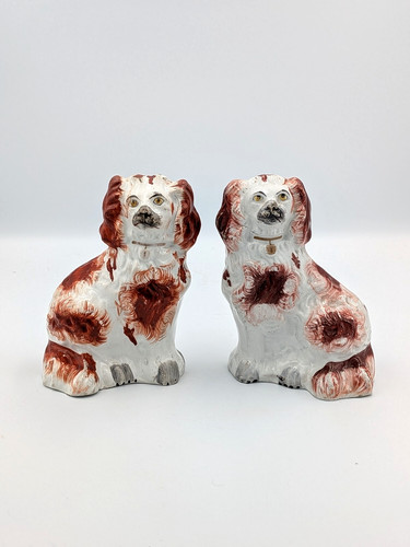 Victorian staffordshire dog - victorian,