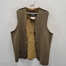 Barbour Vintage A297 Pile Lining Faux Fur Acrylic Liner Gilet for Wax Jacket C40