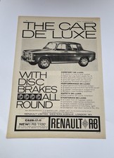 Renault R8 1100 Advert from