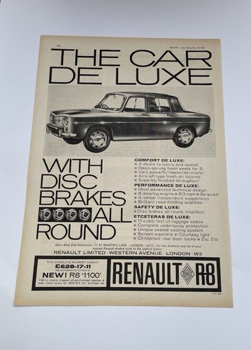 Renault 1100 advert - renault,
