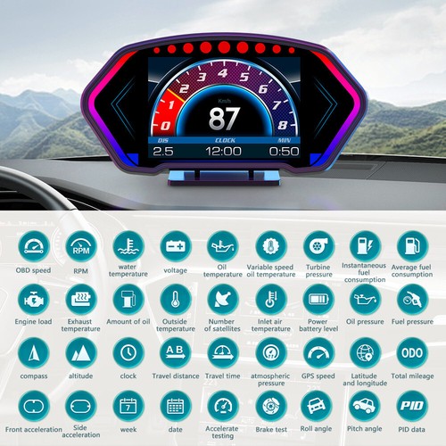 Car obd digital gauge - digital,