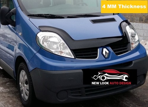 Black bonnet guard for - for, renault