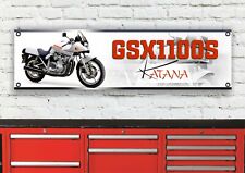 BR251B SUZUKI GSX1100S KATANA GSX1100 GARAGE FLEXIBLE WORKSHOP BANNER SIGN