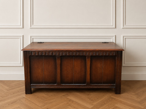 Antique style oak lift up - style,