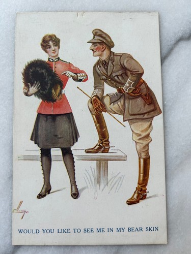 Postcard world war - war, british