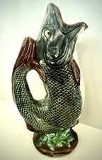 Antique Majolica Gurgling Fish