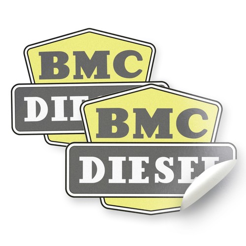 Bmc diesel badge sticker - badge,