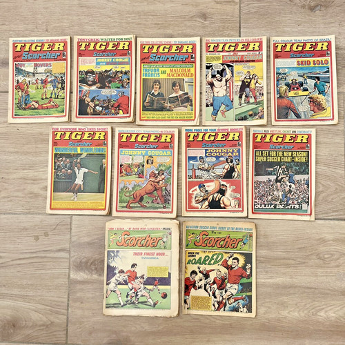 Vintage tiger scorcher comic - vintage, &