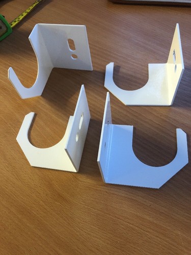 Column radiator brackets - column, two