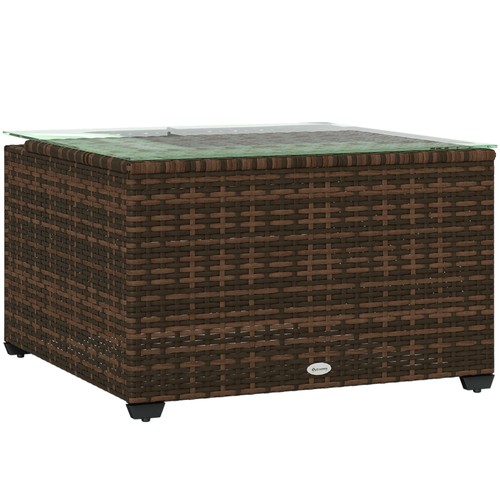 Outsunny outdoor coffee table - coffee,