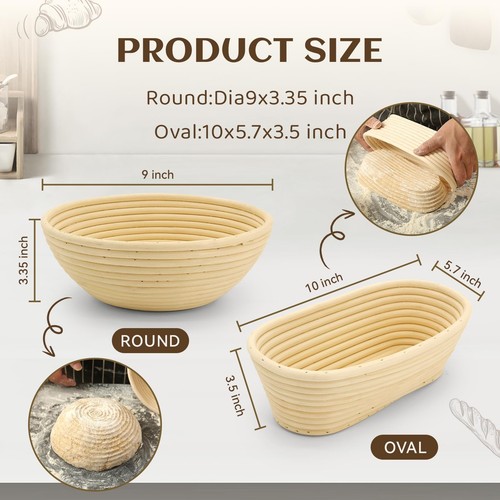 Premium oval banneton basket - premium,