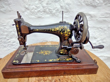 Antique Sewing Machine 1891 Hand Crank Pat 1888