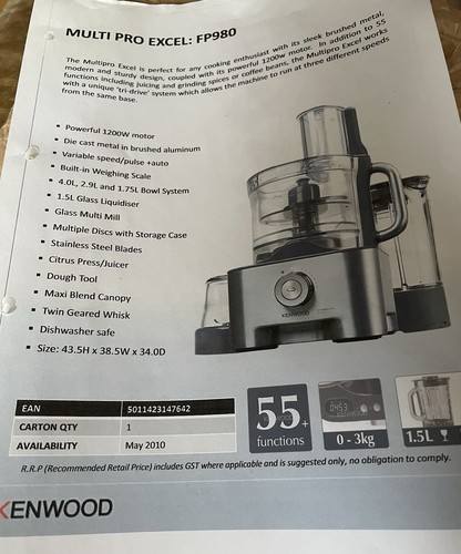 Kenwood mixer food - kenwood, mixer/food