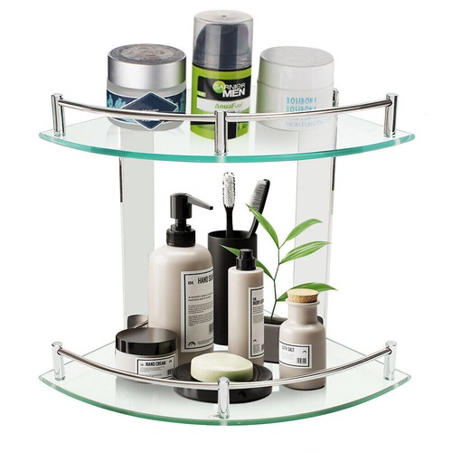 Bathroom corner shelf glass - corner,