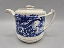 Vintage Olde Alton Ware Blue & White Tea Pot