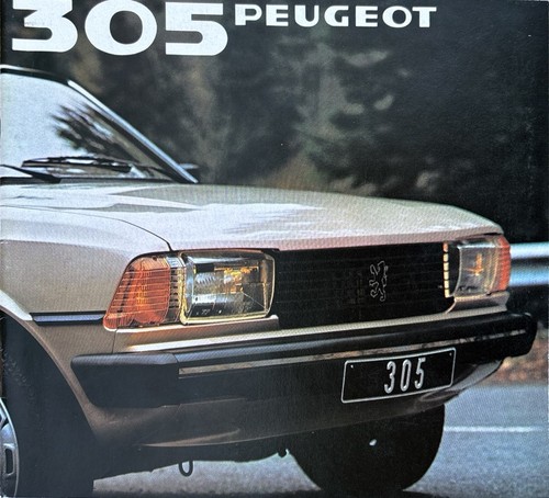 Peugeot 305 brochure - 305,