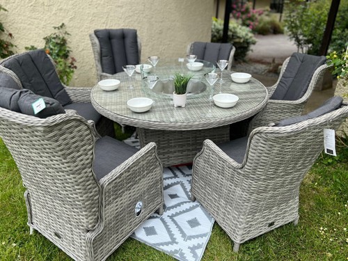 Rattan garden furniture