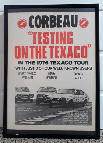 Framed original classic car - framed,
