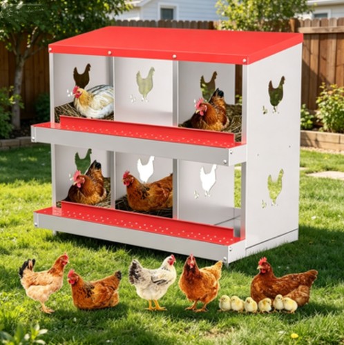 Chicken nest boxes - chicken,