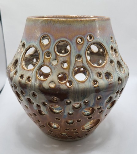Pitch pine pottery candle - pitch,