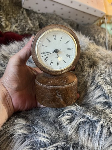 Vintage wooden clock - vintage,