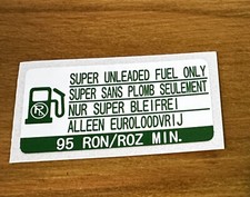 Fuel Door Decal. Fits CRX