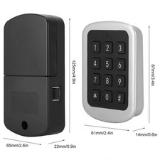 Cyrank Digital Door Lock, Smart Digital Code Lock Keyless Entry Door Lock with K