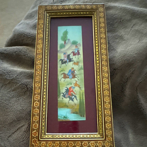 Vintage persian bone art - persian,