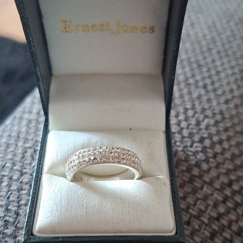 Ernest jones fine silver - fine, pavé