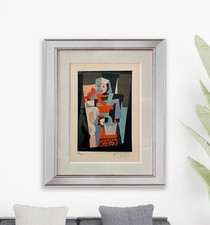 Pablo Picasso Hand Signed Original Litho Print Certificate $3500 Appraisal#!=.