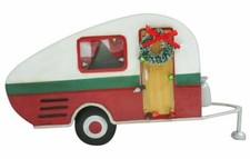 Target Wondershop 2018 Large 16.25" Teardrop Retro Metal Christmas Camper NWT