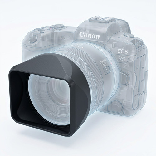 Square lens hood for - square,