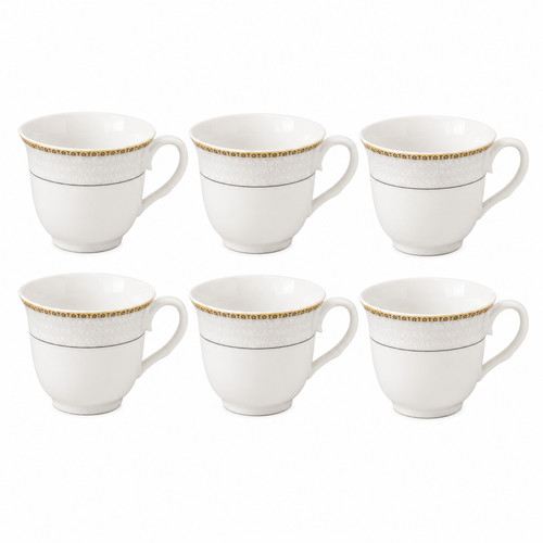 Set ceramic tea coffee - of, 6