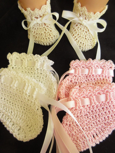 Lot pair crocheted - 3,