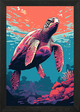 Risograph Animal Framed Wall