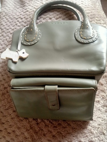 Sage green radley handbag - green,