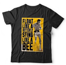 Muhammad Ali Tshirt Unisex Float Like A Butterfly Boxing Legend The Greatest