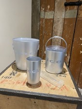 Vintage French Champagne Ice Bucket Set Of 3 Drink Cooler Party Celebration