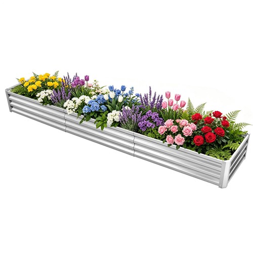 Garden metal raised vegetable - metal,