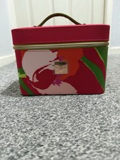 Ted Baker London Red Beautiful Floral Zip Vanity Case ONLY Christmas Gift