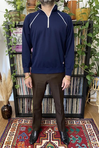 Vintage 1970s navy - vintage, tracksuit