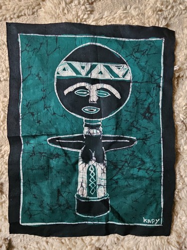 African batik wall art - african,
