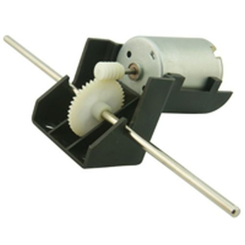Motor with worm - with, gearbox