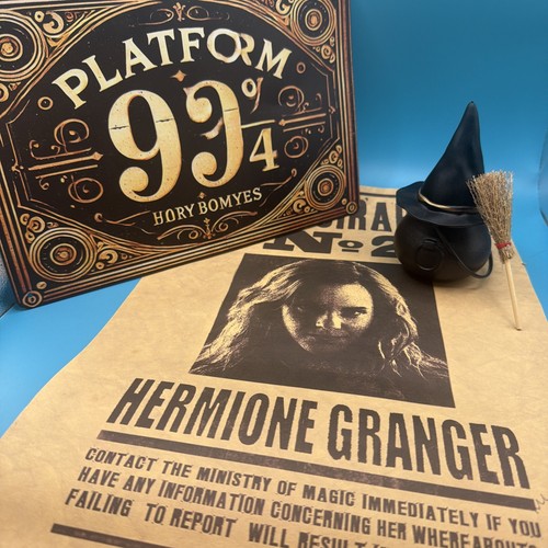Harry potter metal sign wanted - potter,